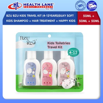 BZU BZUKANAK-KANAKS TRAVEL KIT (4-12YEARS)SILKY SOFTKANAK-KANAKS SYAMPU (50ML) + SILKY SOFT RAMBUT RAWATAN (50ML) + HAPPYKANAK-KANAKS (50ML)